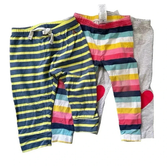 Lot Of 3 Girls Leggings Size 12-18 Months Baby Gap And Carters - Picture 1 of 5